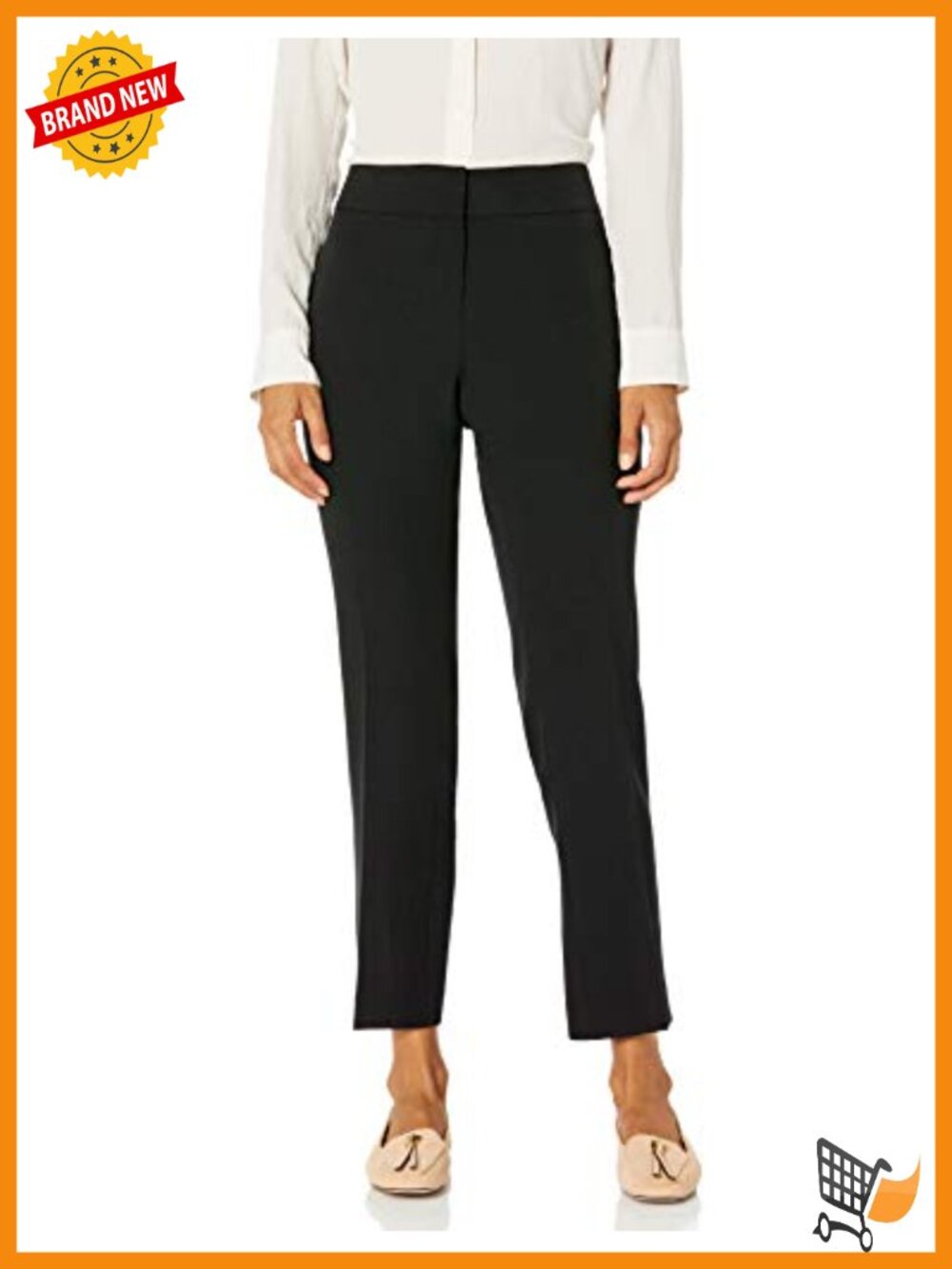 Kasper Women's Stretch Slim-Leg Pant Business Casual Trousers